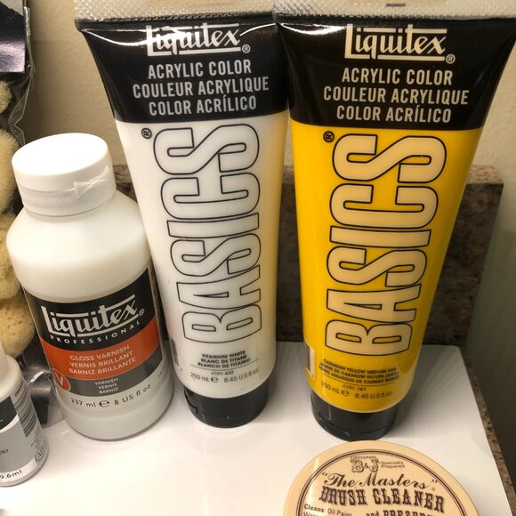 Art Supplies Bob Ross Paint Brushes, Master Touch Brushes, Liquitex Acrylic - Picture 4 of 6